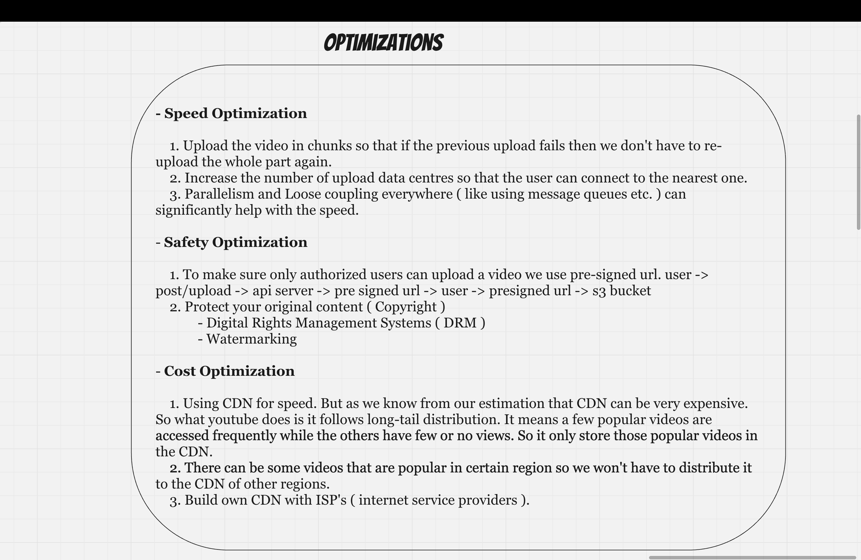 More Optimizations